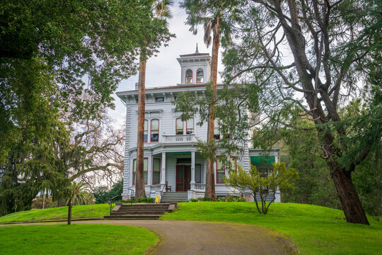 Outside John Muir's House at his National Historic Site