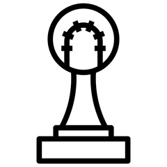baseball trophy  icon