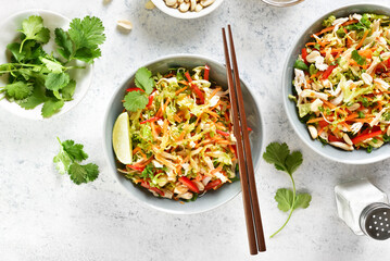 Thai style chicken salad