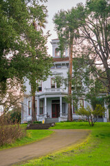 Outside John Muir's House at his National Historic Site