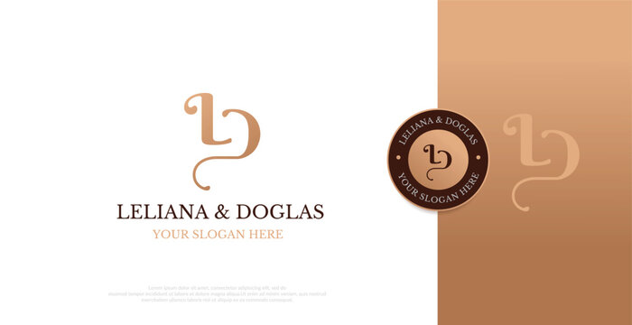 Initial LD Logo Design Vector 