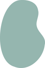 Abstract freeform shape illustration. Hand drawn shapes and doodle object
