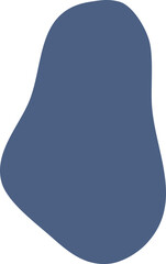 Abstract freeform shape illustration. Hand drawn shapes and doodle object
