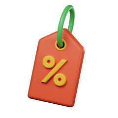discount icon 3d render