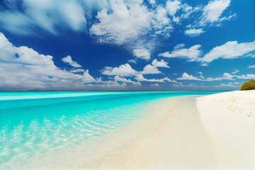 Fototapeta premium Beautiful sandy beach