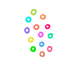 hole in the paper glitter splash blue icon decoration star circle half curcel flower hashtag water bubble drops