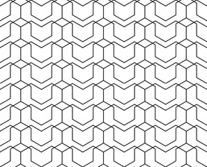 Seamless pattern. Modern stylish texture. Repeating geometric background with linear shapes.