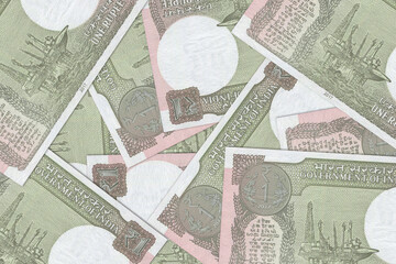 Fototapeta na wymiar Indian banknotes. Close up money from India. Indian rupee currency of the Republic of India.3D render 