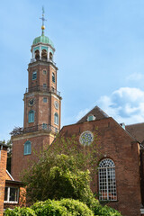 Ansicht der "Großen Kirche" in der Stadt Leer (Ostfriesland), Niedersachsen