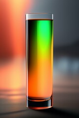 A sophisticated Manhattan with amber hues in a chilled glass, garnished with a cherry and orange twist.