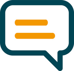 Chat Message Bubbles Icon. Talk bubble, dialog. Conversation, SMS, Notification, Group Chat.