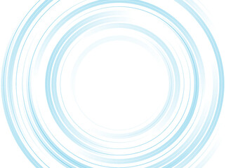 Blue minimal circular lines and stripes abstract tech background. Vector futuristic geometric design