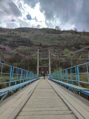 Hängebrücke in Albanien