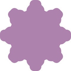 Abstract shape geometric element, vector illustration.