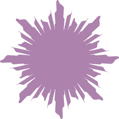 Abstract shape geometric element, vector illustration.