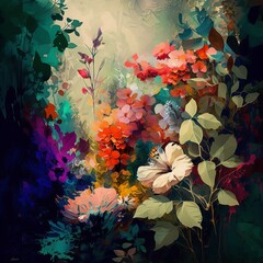 Floral Fusion: A Burst of Summer Colors
