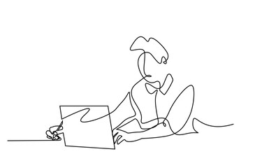 businessman college student laptop work pen take notes