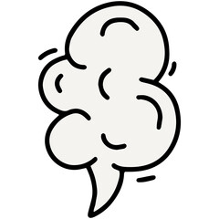 Smoke cartoon icon png