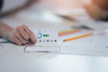 User experience user interface concept, ux ui Graphic designer creative sketch breif user experience interface color planning application process development prototype wireframe for web mobile phone