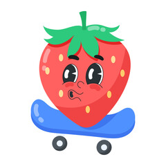 Strawberry Emoji