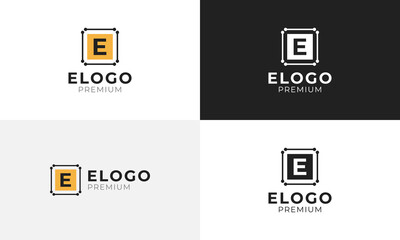 Letter E Logo Template