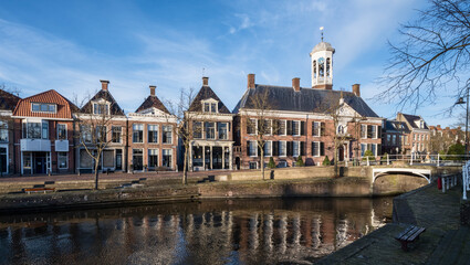 Fototapeta na wymiar Fortified city Dokkum, Friesland, The Netherlands