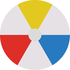 Beach Ball Vector Illustration