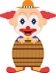 Clown Vector Illustration