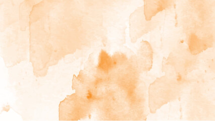 Abstract orange watercolor background for your design, watercolor background concept, vector.
