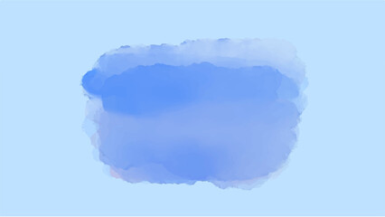 Abstract blue watercolor background for your design, watercolor background concept, vector.