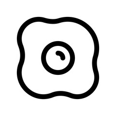 Editable omelet, fried egg vector icon. Part of a big icon set family. Perfect for web and app interfaces, presentations, infographics, etc