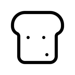 Editable bread, toast vector icon. Part of a big icon set family. Perfect for web and app interfaces, presentations, infographics, etc