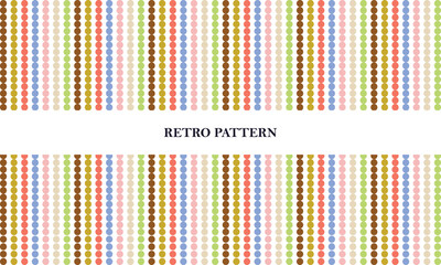 Retro style pattern background concept, texture and poster background retro file, vector eps 10 file