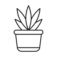 Plant Pot Icon Design