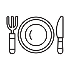 Fototapeta premium Plate Icon Design