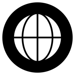 worldwide glyph icon