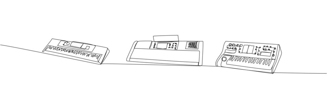 Synthesizer clip art preview
