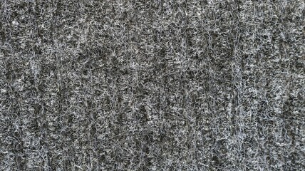 one-color gray texture carpet with a coarse fleecy surface full frame, curly pile in the structure of a dense material macro view