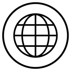 Obraz premium world icon