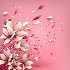 wallpaper flowers - Generative AI