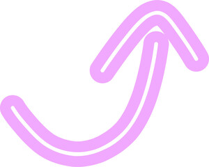 Pink arrow