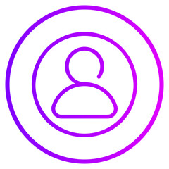 user gradient icon