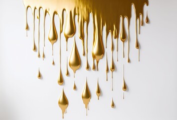 luxurious golden drip blot texture background designs generative ai