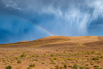 Thunderstorm in the Sahara, Morocco