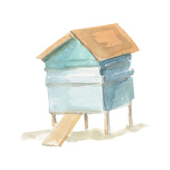 Honey bee honeycomb jar beehive graphic illustration hand drawn set large separately on white background sketch doodle