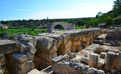 Fototapeta na wymiar Elaiussa Ancient City - Mersin - TURKEY