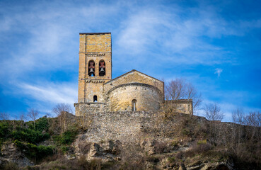 Fototapeta na wymiar Santa Maria de Baldós Huesca Aragon Spain