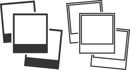 Frame. Photograph icon. Instant Photo Frame. 