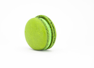 macaroons on a white background