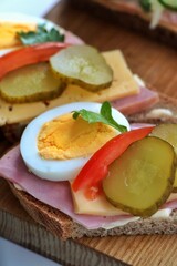 sandwich with vegetables